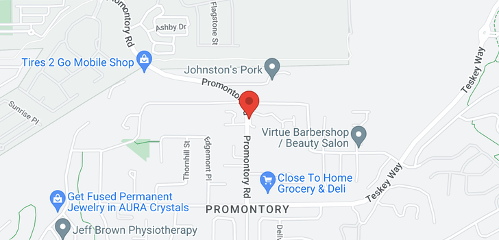 map of 41 5756 PROMONTORY ROAD